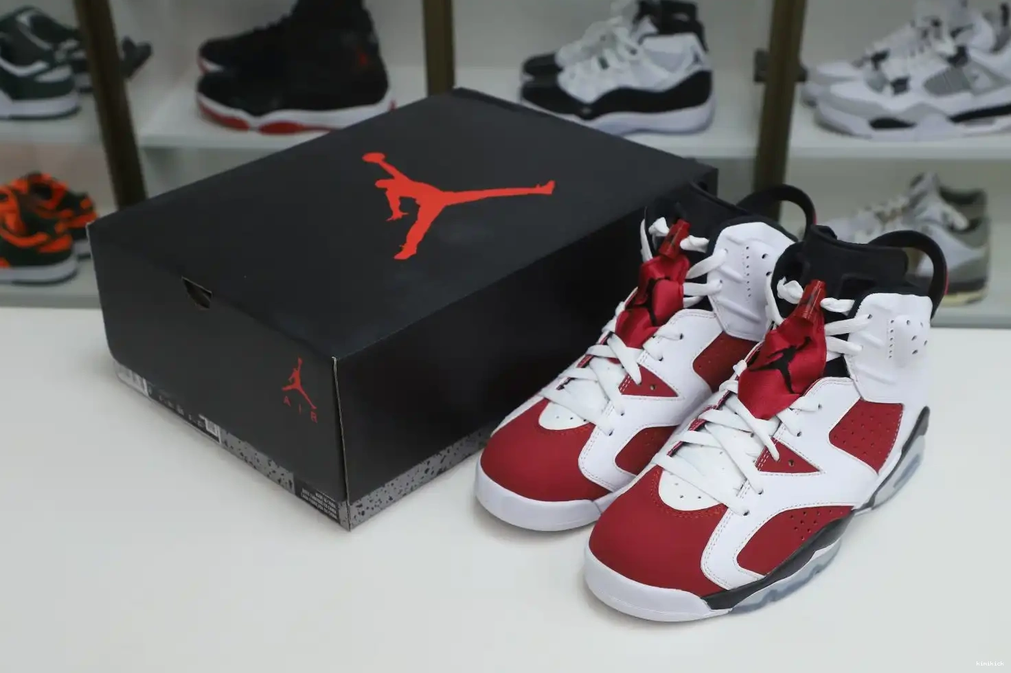 OG 6 'CARMINE' 2021 AIR Kimikick RETRO JORDAN 0610
